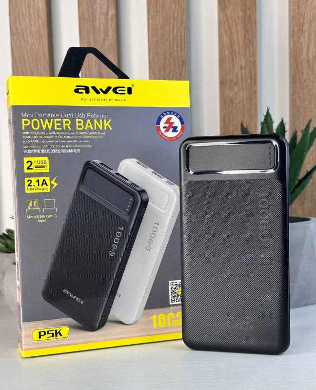 Awei P5K 10000mAh Orginal Power Bank